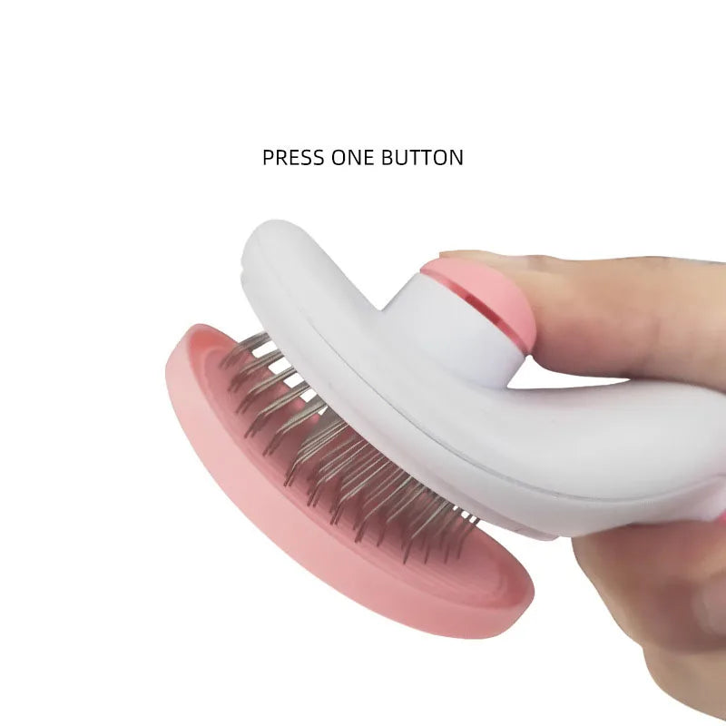 Brosse avec un système démêlant