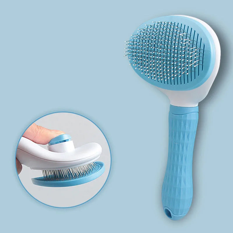 Brosse avec un système démêlant