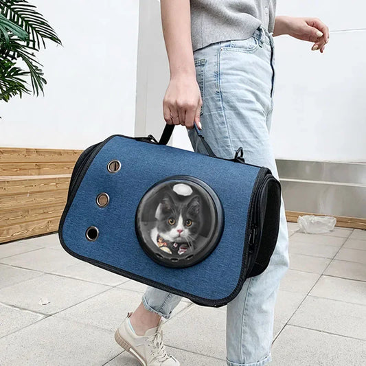 Sac de transport pliable pour chats