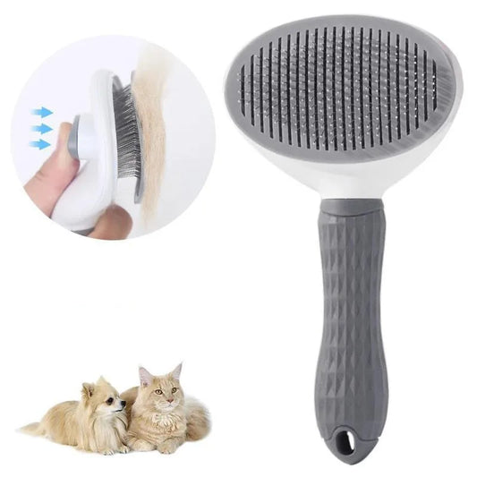 Brosse avec un système démêlant