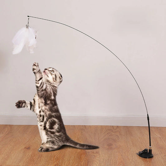 Jouet à plume pour chat