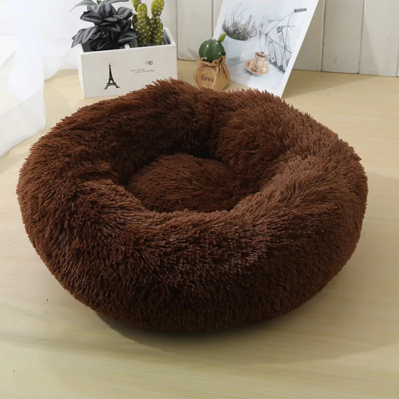 Nid douillet en peluche pour chat