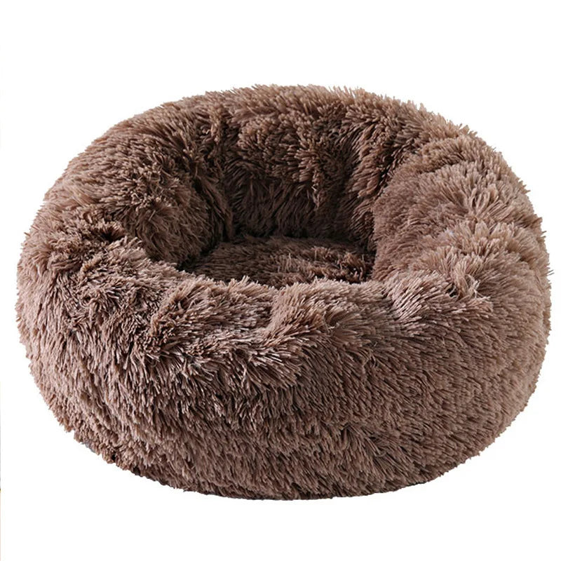 Nid douillet en peluche pour chat